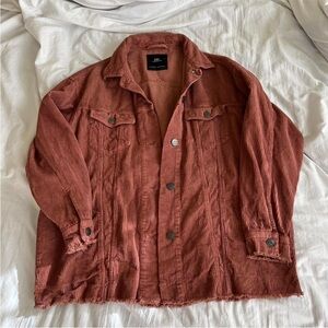 Zara Rose Corduroy Shirt Jacket